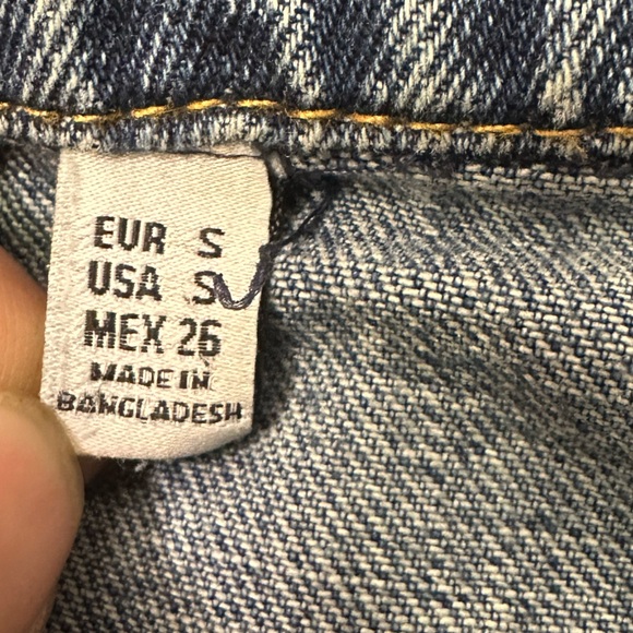 Zara women’s zipper front denim skirt size small - Picture 6 of 6